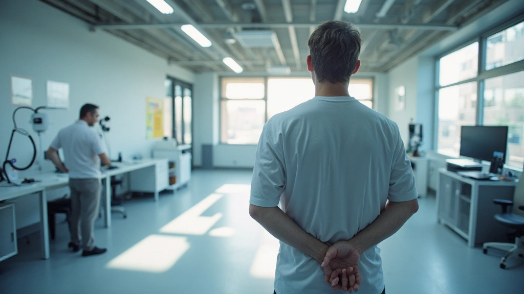 Moderne trainingsruimte met observatie-apparatuur en heldere verlichting